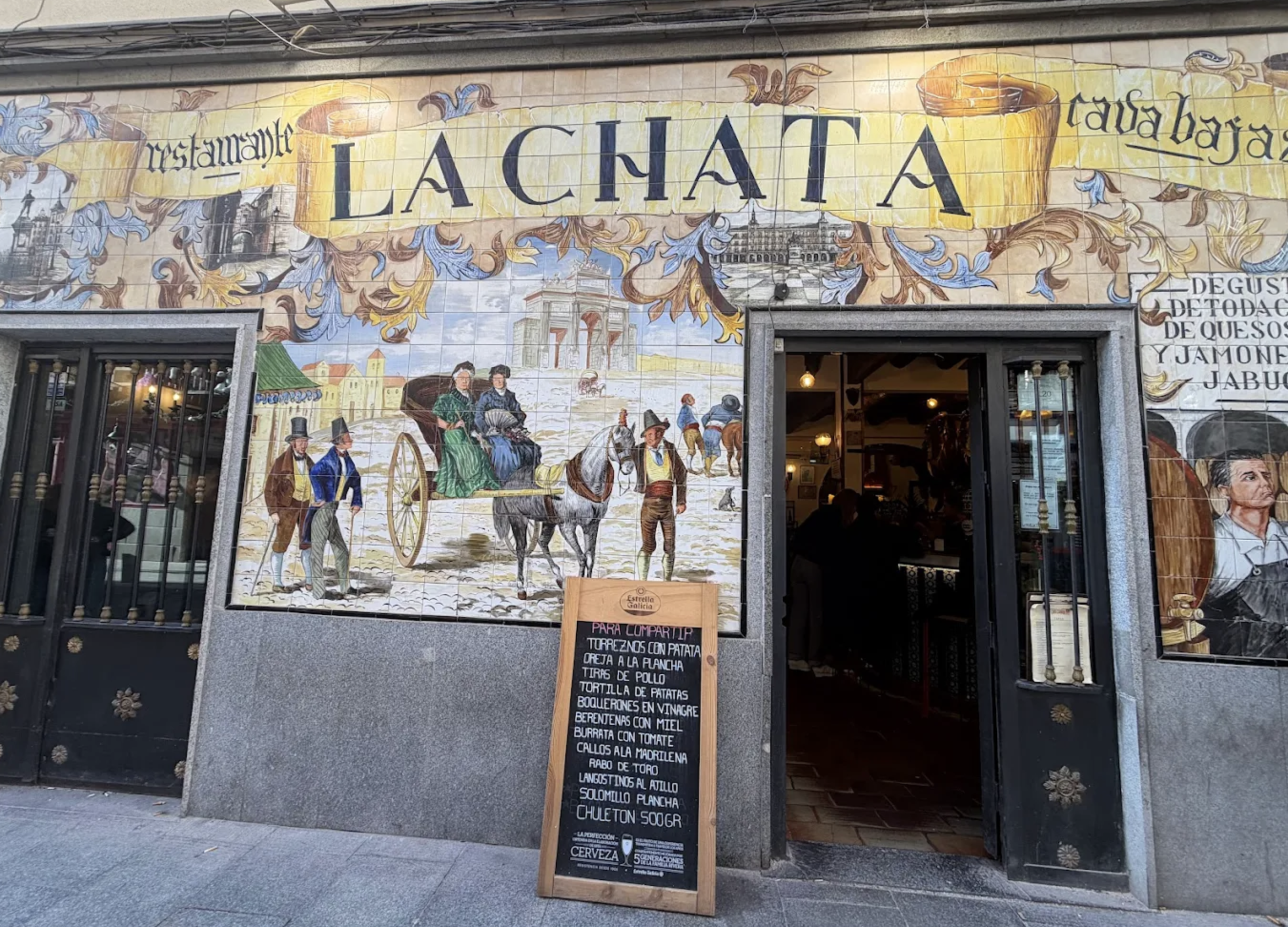 Taberna La Chata - Restaurante en la Cava Baja de Madrid