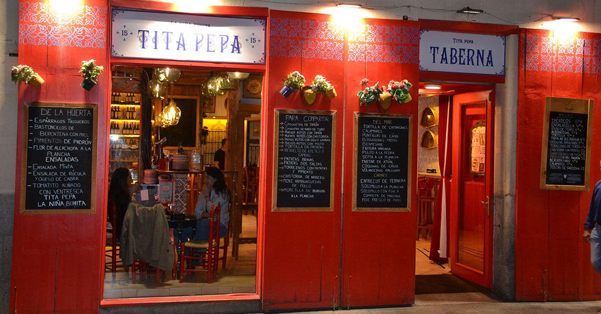 Taberna Tita Pepa - Restaurante en la Cava Baja de Madrid
